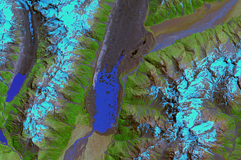 Retreat of the Tasman Glacier - related image preview