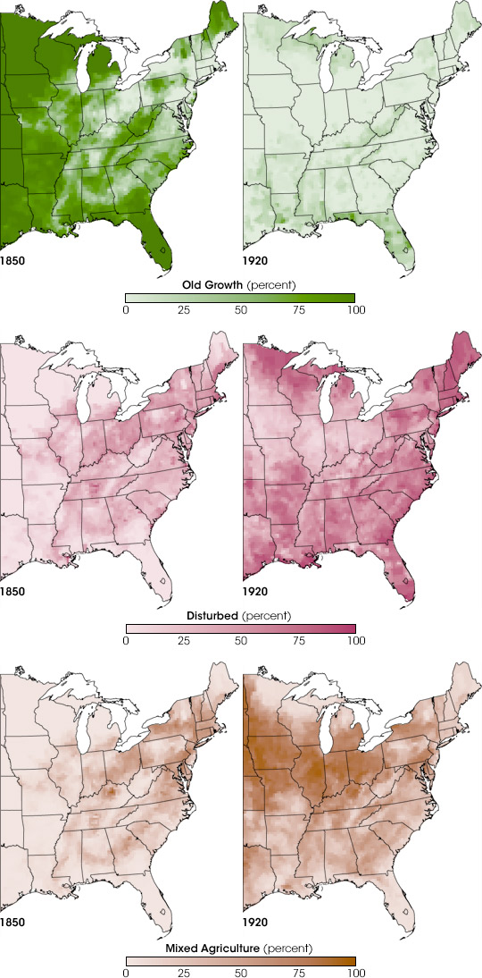 US Land Use: 1850 and 1920 - related image preview