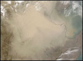 Dust Storm over East Asia