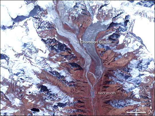 Chorabari Glacier, India