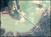Quake Lowers Zipingku Reservoir