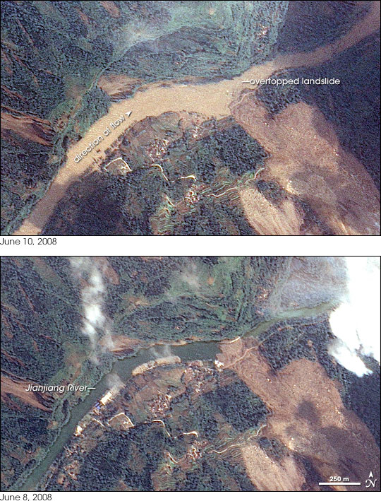 Dam Breach Swells Jianjiang River - related image preview