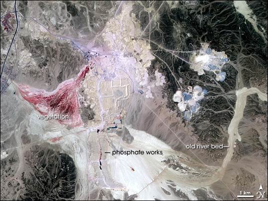 Phosphate Mines in Jordan