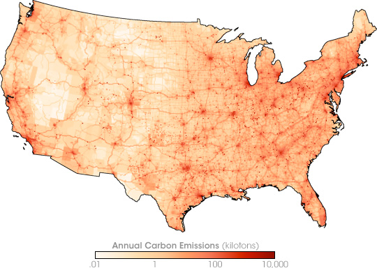 Annual Carbon Emissions in the United States