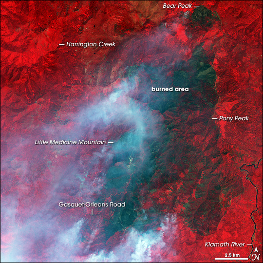 Siskiyou Complex Fire, Northern California