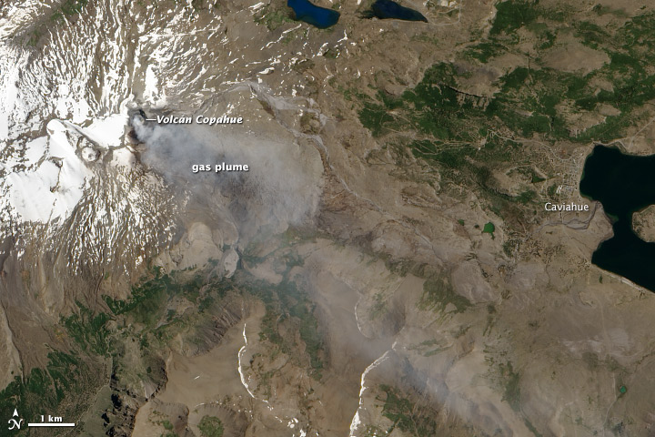 Gas Emissions At Volcan Copahue