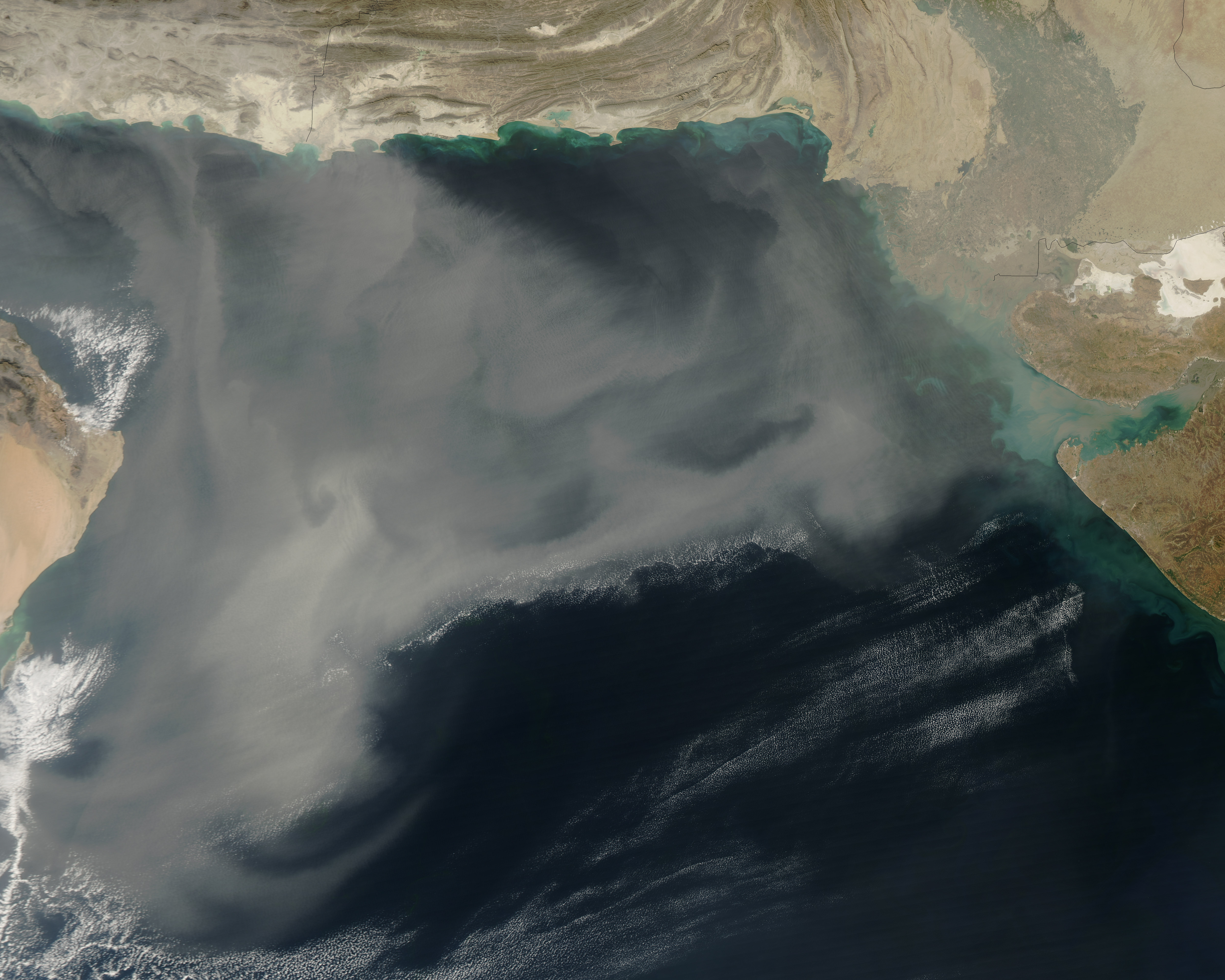 Dust over the Arabian Sea - related image preview