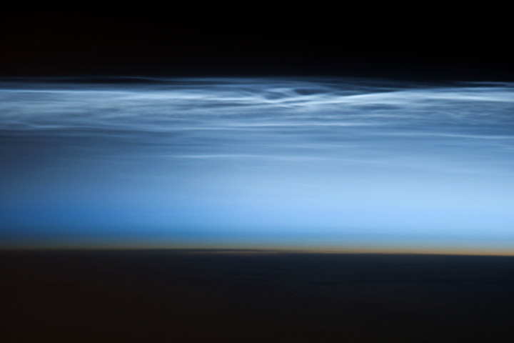 Polar Mesospheric Clouds, South Pacific Ocean - related image preview