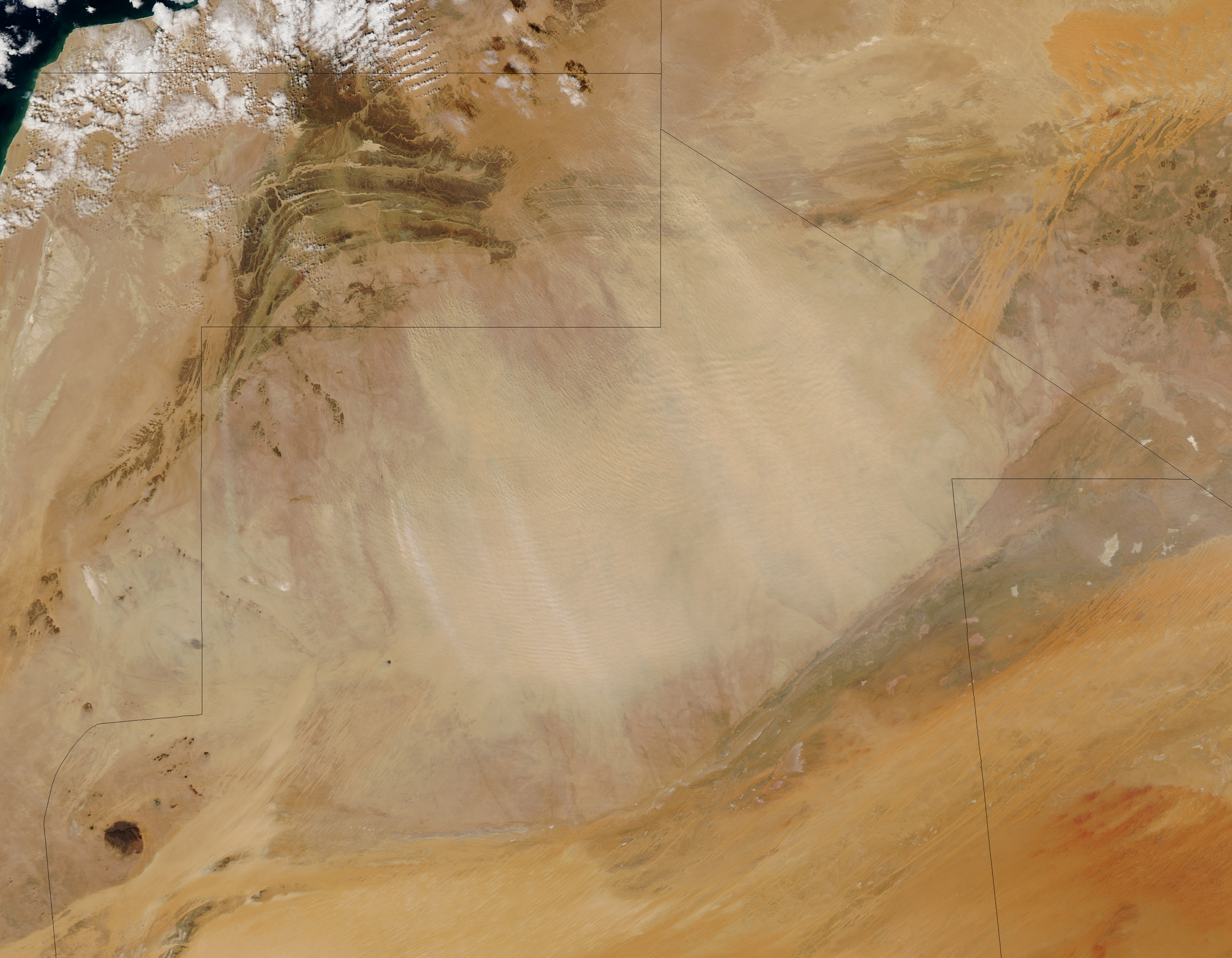 Dust Storm in the Sahara Desert - related image preview