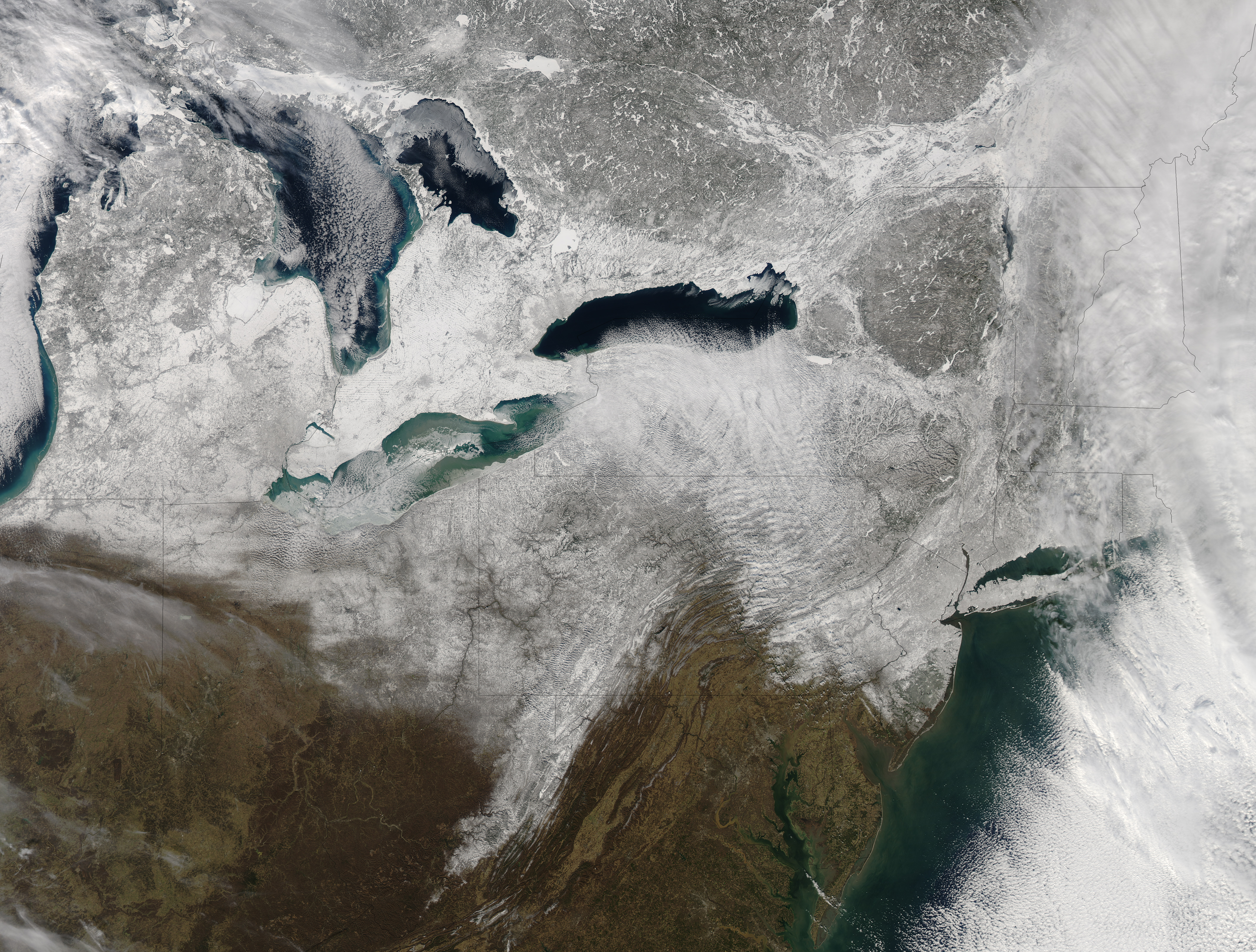 Snow across the Northeastern United States - related image preview