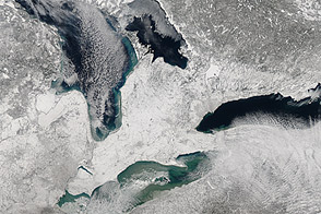Snow across the Northeastern United States