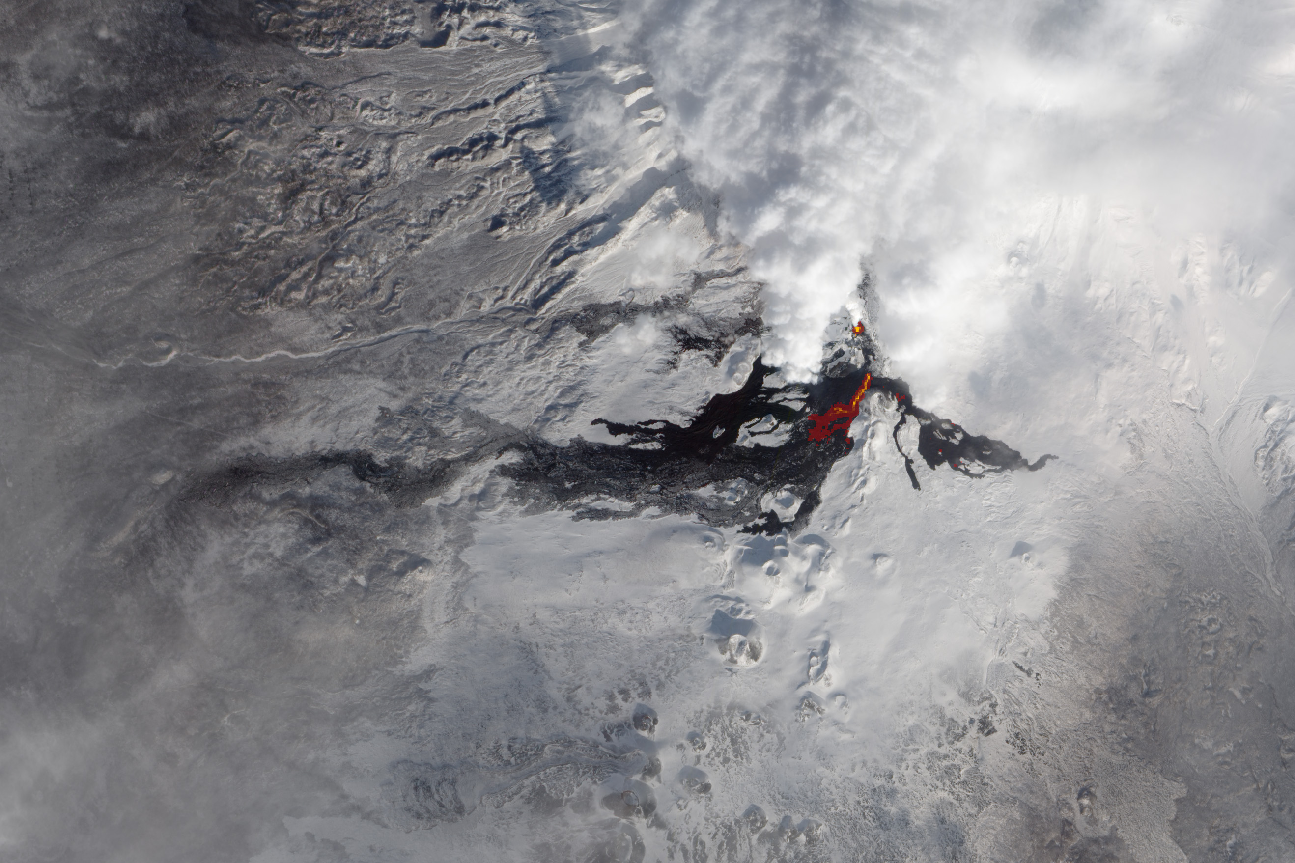 Lava Flows on Tolbachik Volcano - related image preview