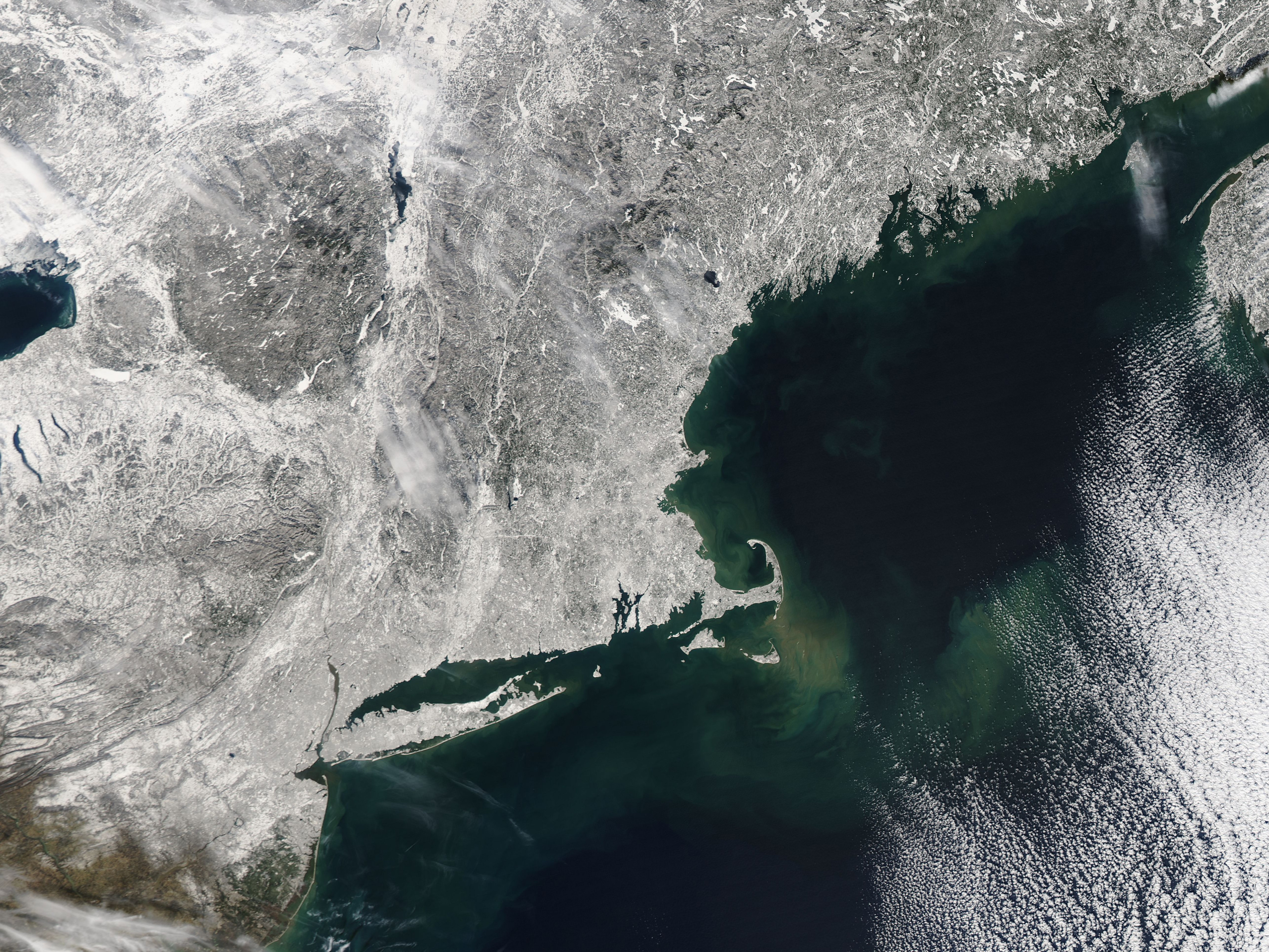 Swirling Sediment Reveals Erosive Power of New England Storm - related image preview