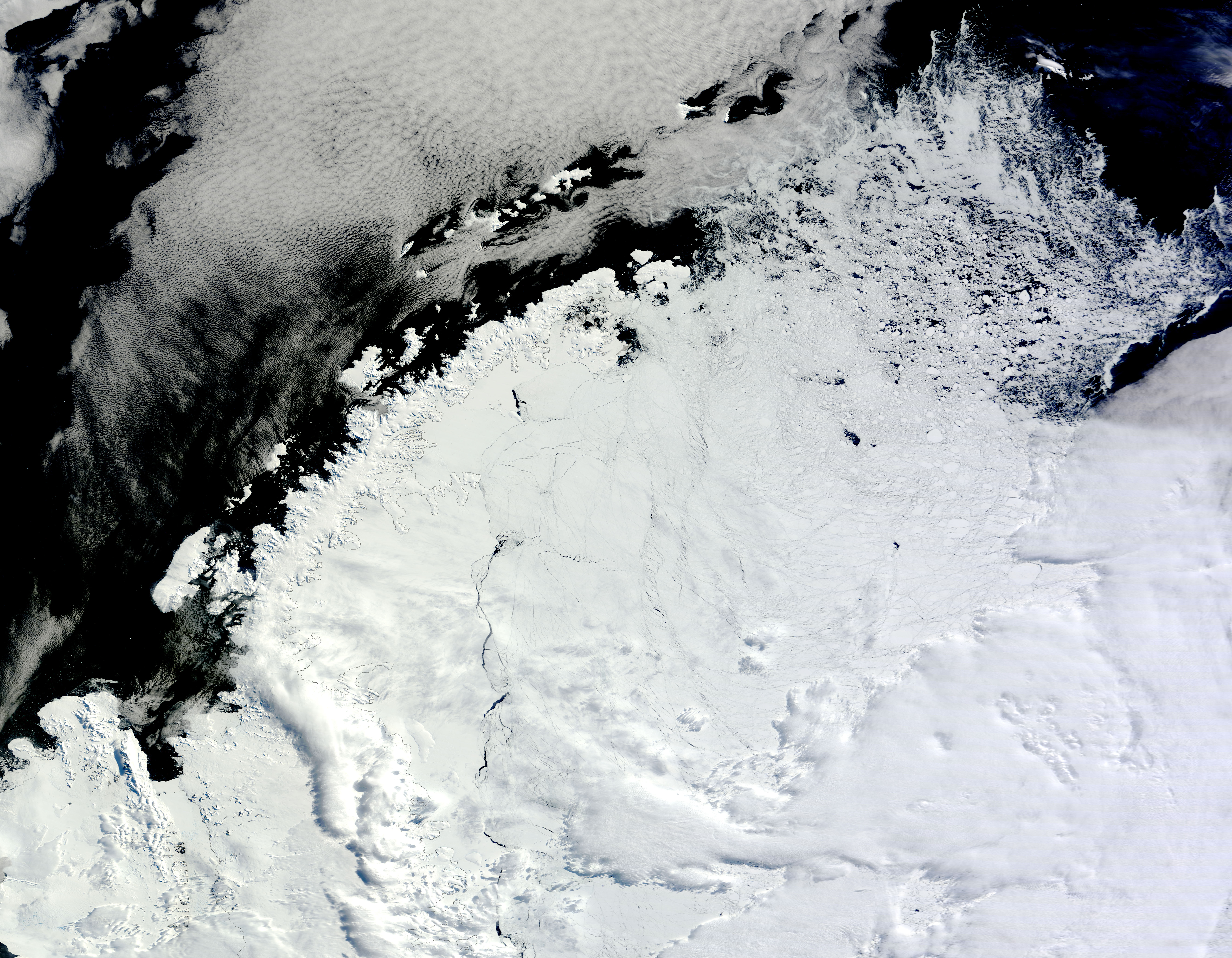Antarctic Ice North of the Weddell Sea - related image preview