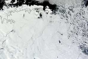 Antarctic Ice North of the Weddell Sea