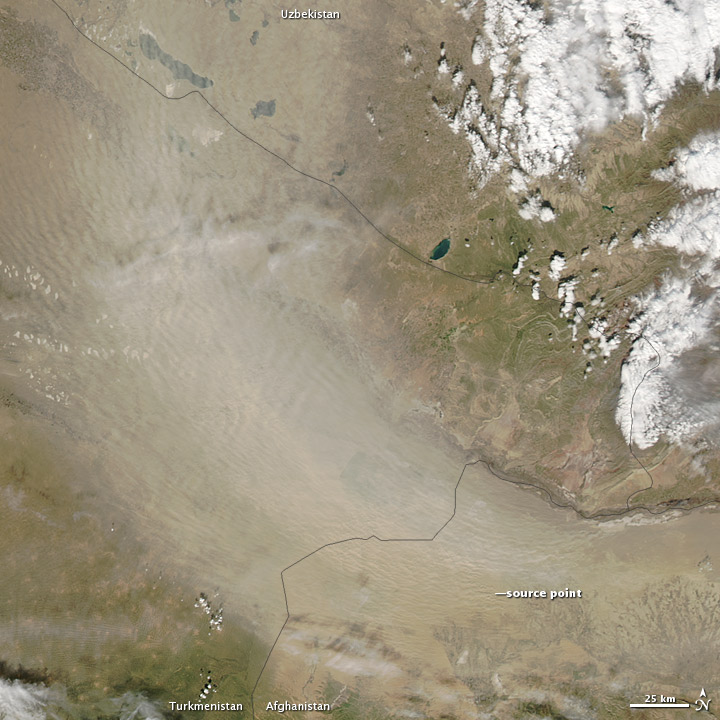 Dust Storm in Turkmenistan