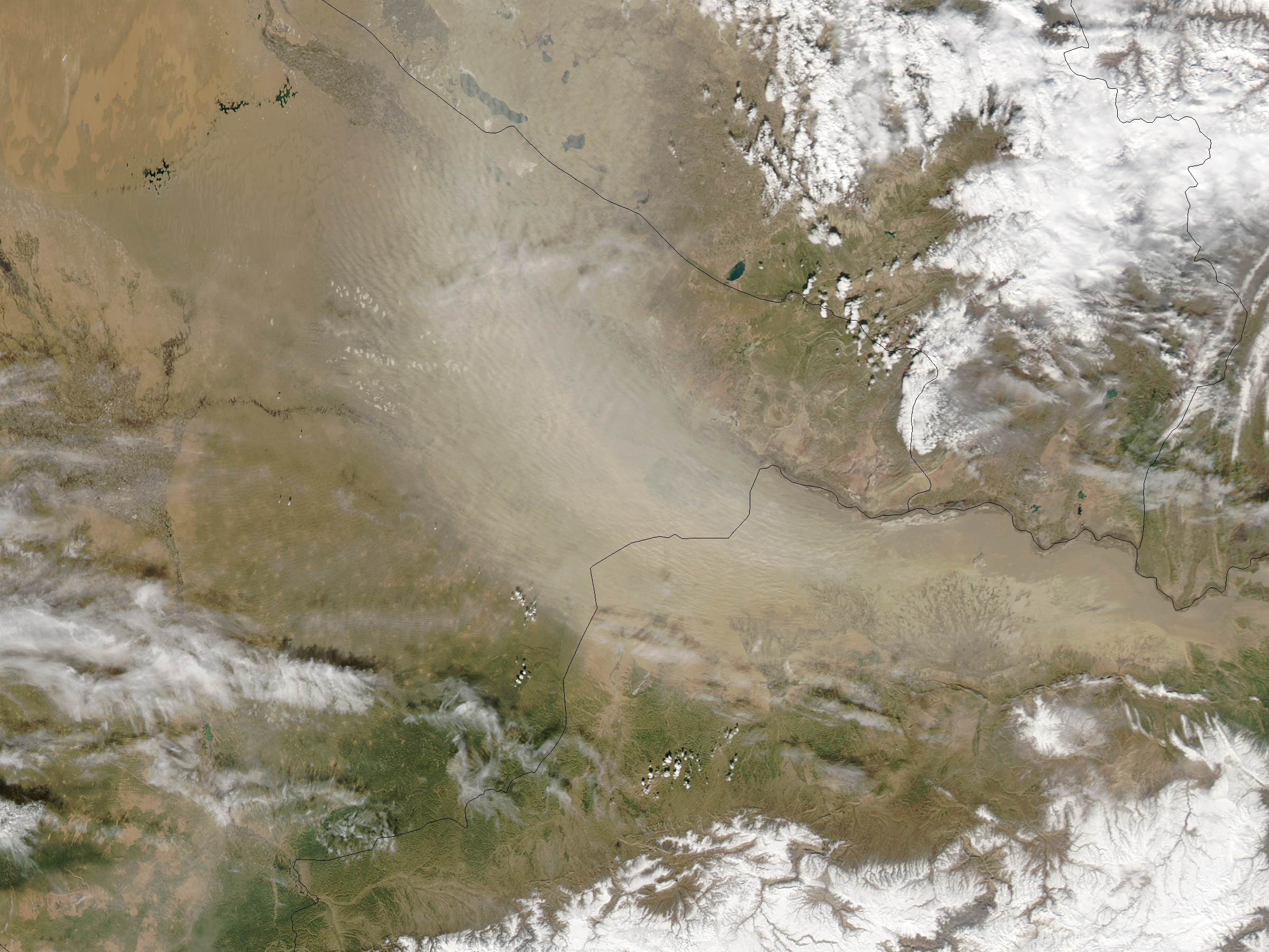 Dust Storm in Turkmenistan - related image preview