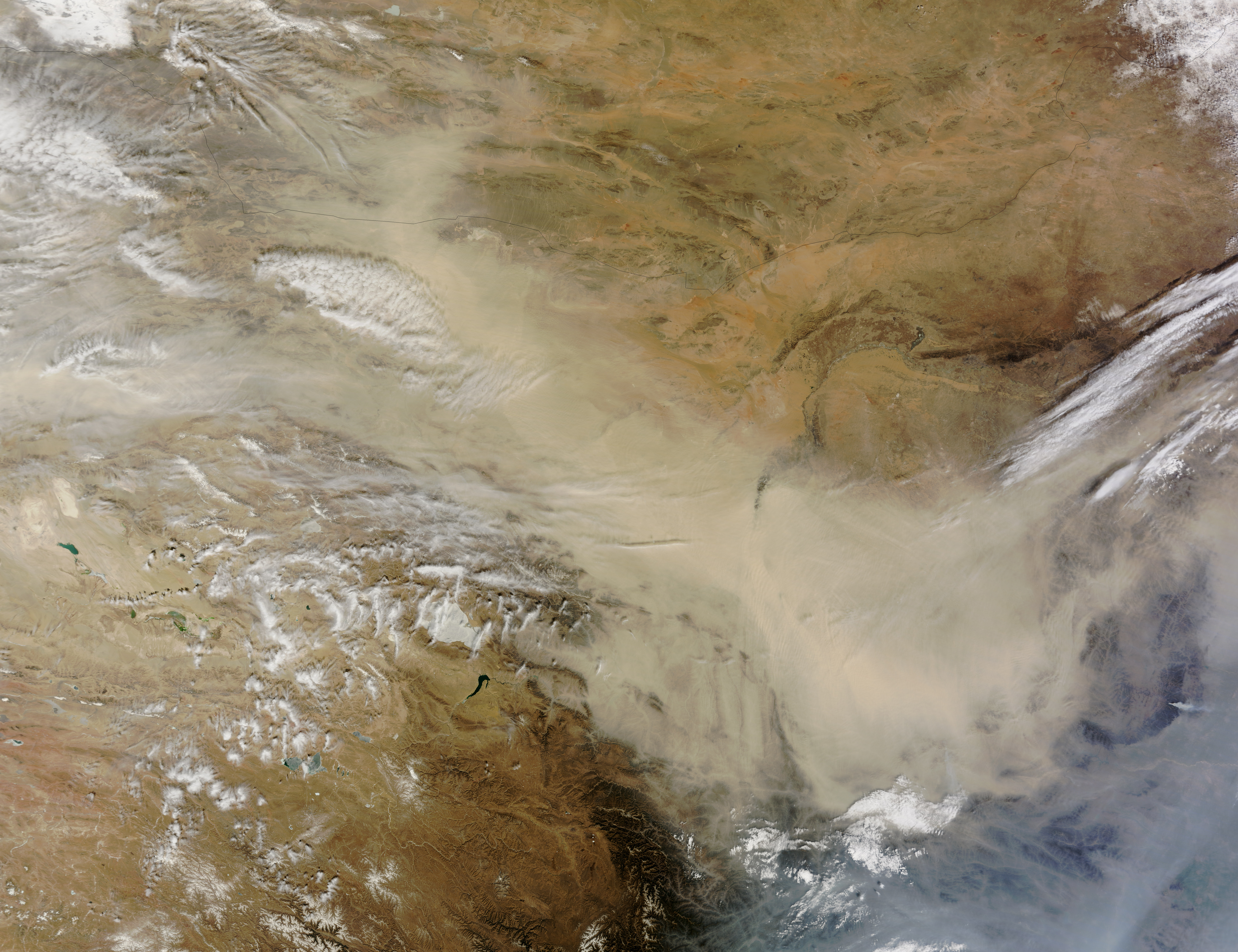 Dust Storm in China and Mongolia - related image preview