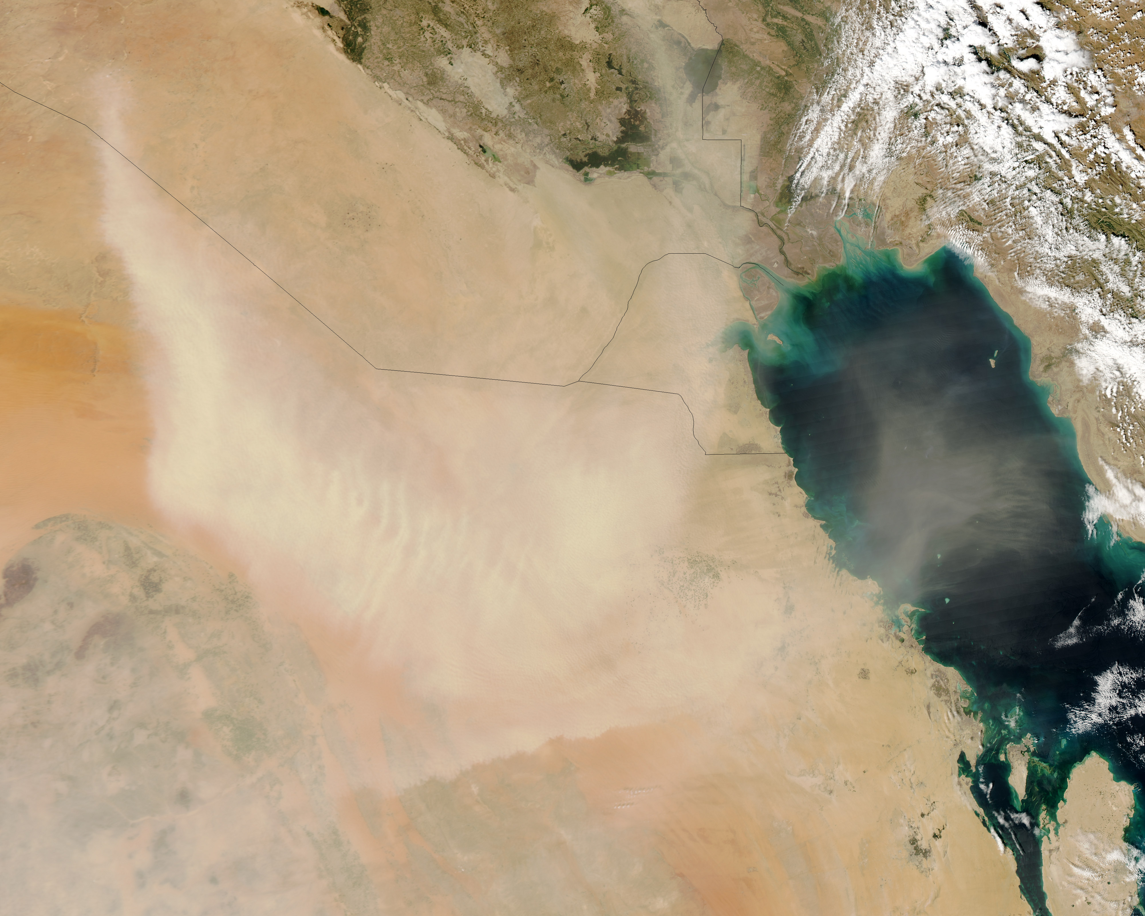 Dust Storm on the Arabian Peninsula - related image preview