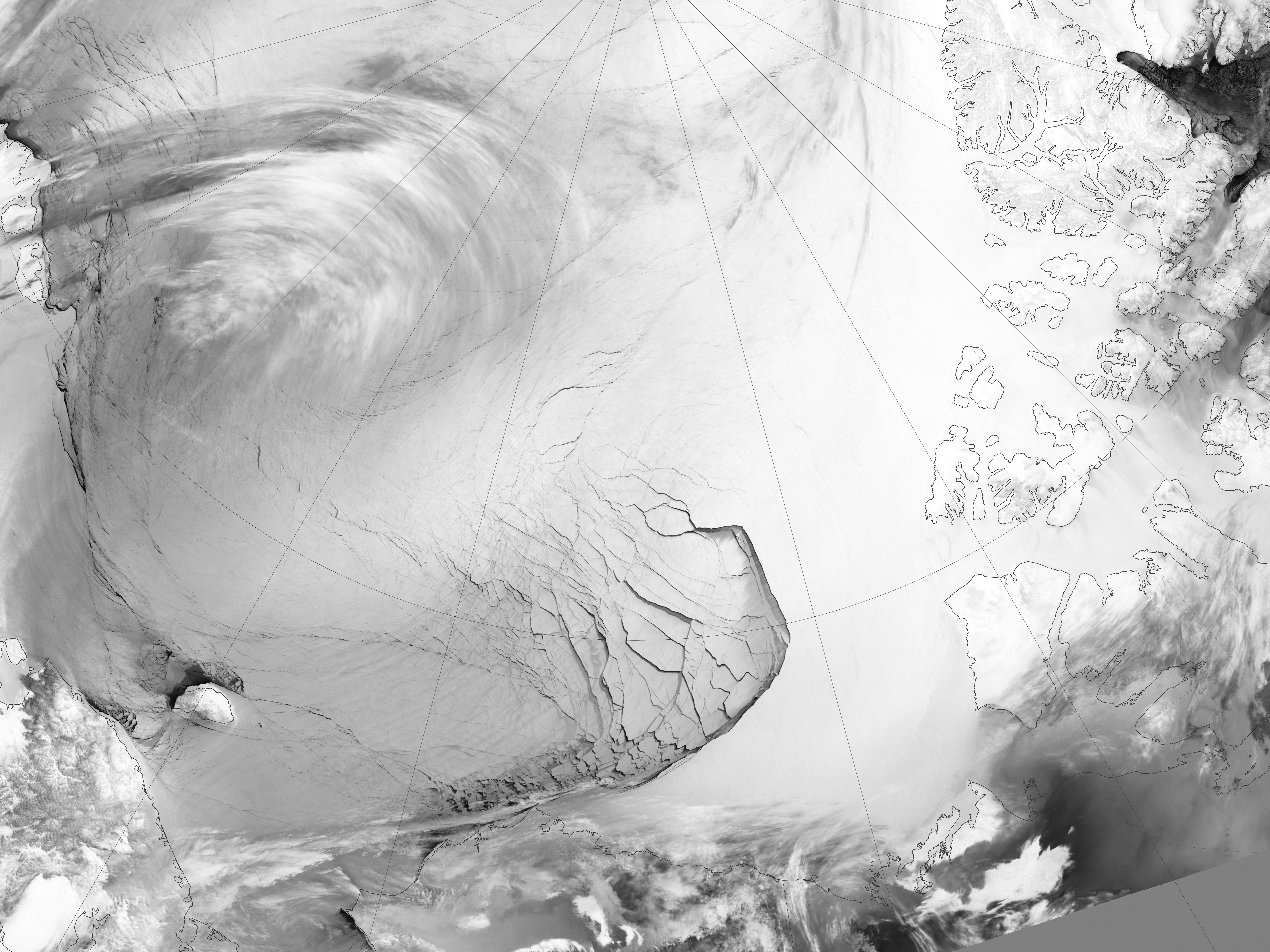 Extensive Ice Fractures in the Beaufort Sea - related image preview
