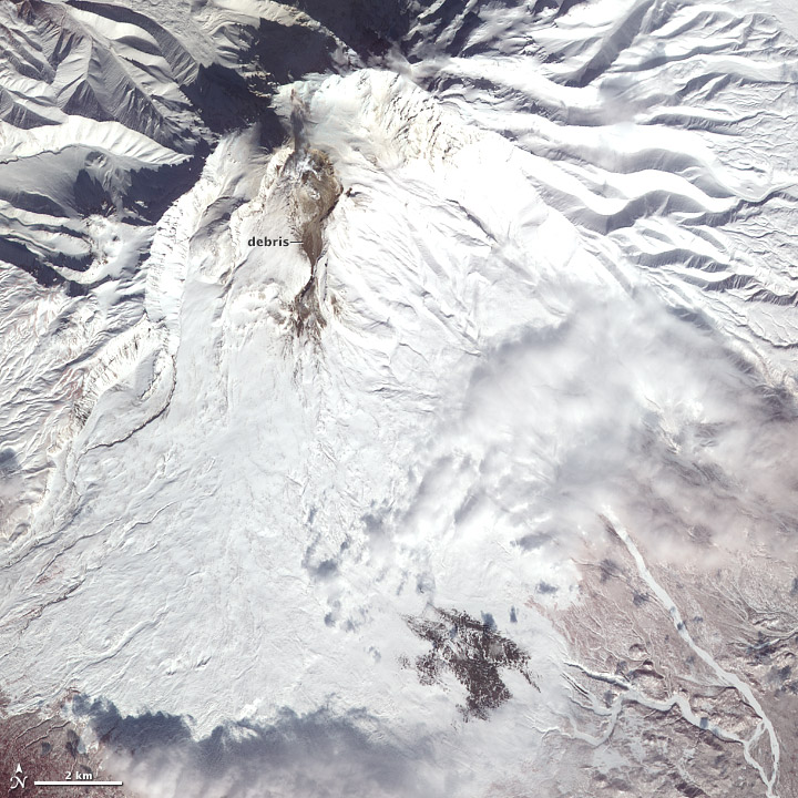Activity at Shiveluch Volcano