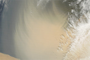 Dust Storm in Libya