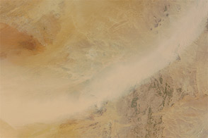 Dust Plume over the Sahara