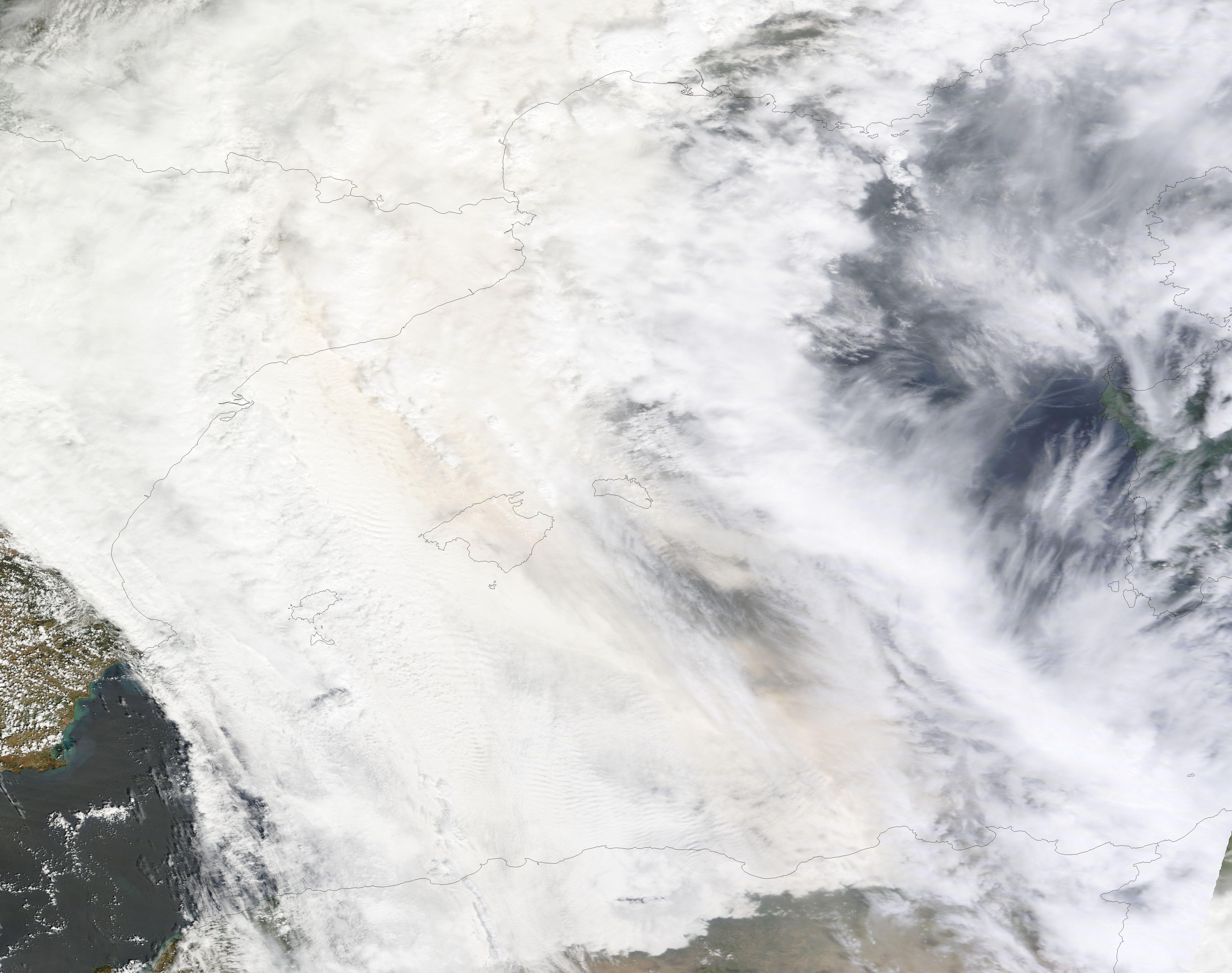 Dust across the Mediterranean Sea - related image preview