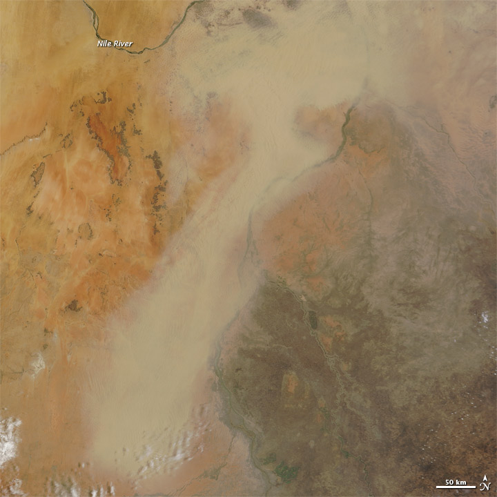 Dust Storm in Sudan