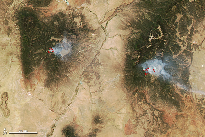 First Fires of the Season in New Mexico - related image preview