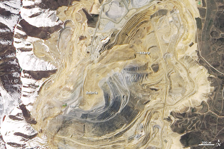 Sizing up the Landslide at Bingham Canyon Mine - related image preview
