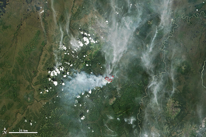 Wildfires in southwestern Alaska