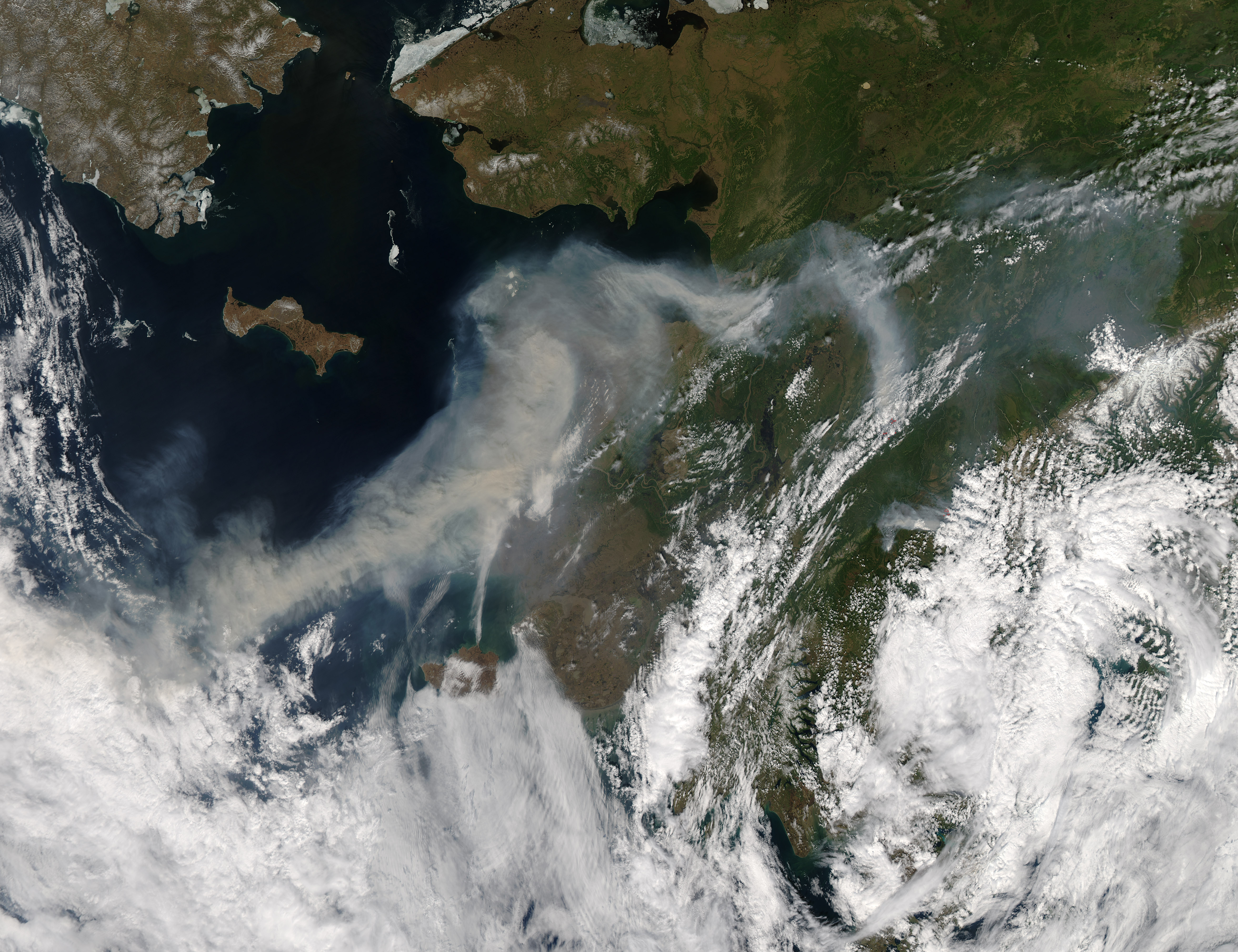 Wildfire Smoke Over Alaska - related image preview