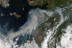 Wildfire Smoke Over Alaska
