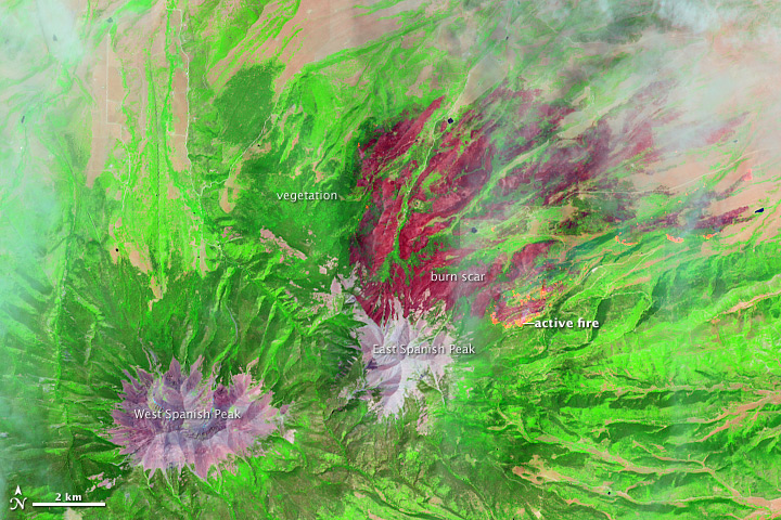 East Peak Fire Burn Scar, Colorado - related image preview