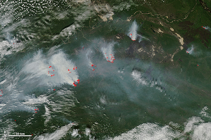 Fires in Eastern Russia