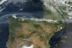 North American Smoke over Spain 