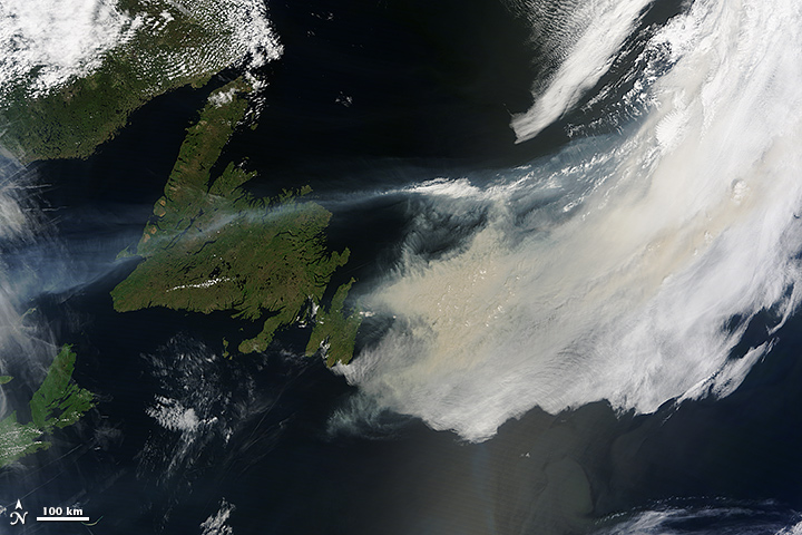 Wildfire Smoke Reaches the Atlantic - related image preview