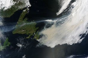 Wildfire Smoke Reaches the Atlantic