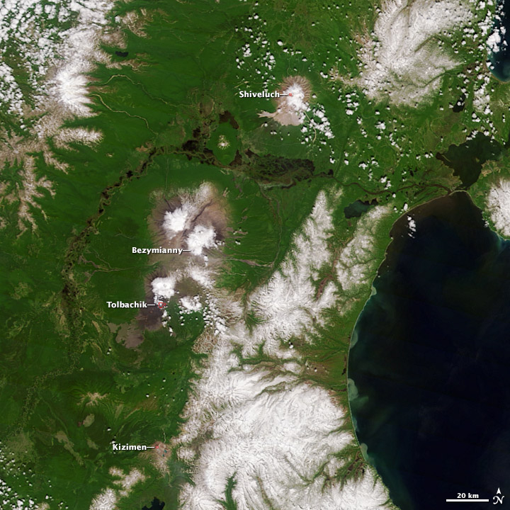 Erupting Kamchatka Volcanoes - related image preview