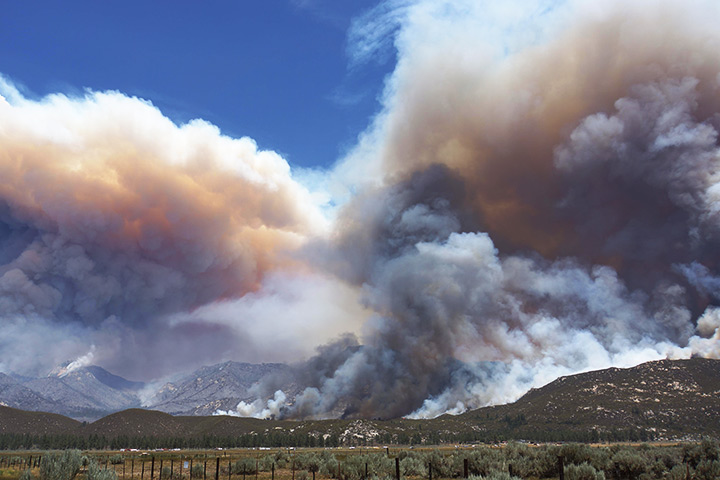 Mountain Fire, California