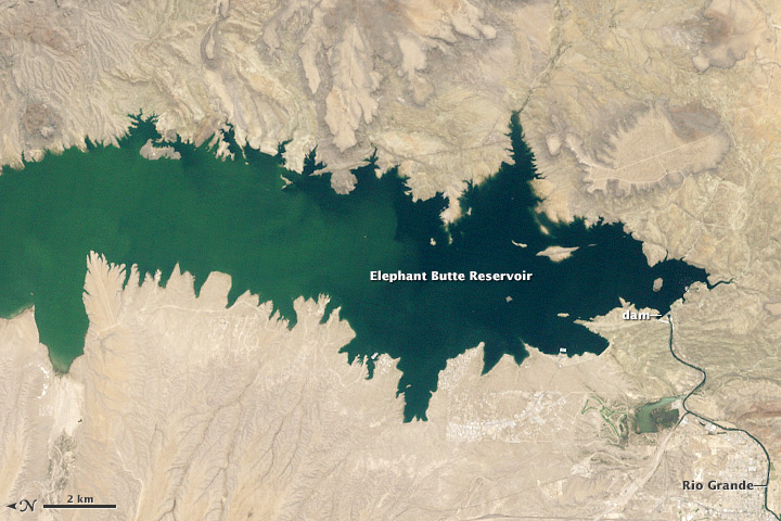 Drought Dries Elephant Butte Reservoir