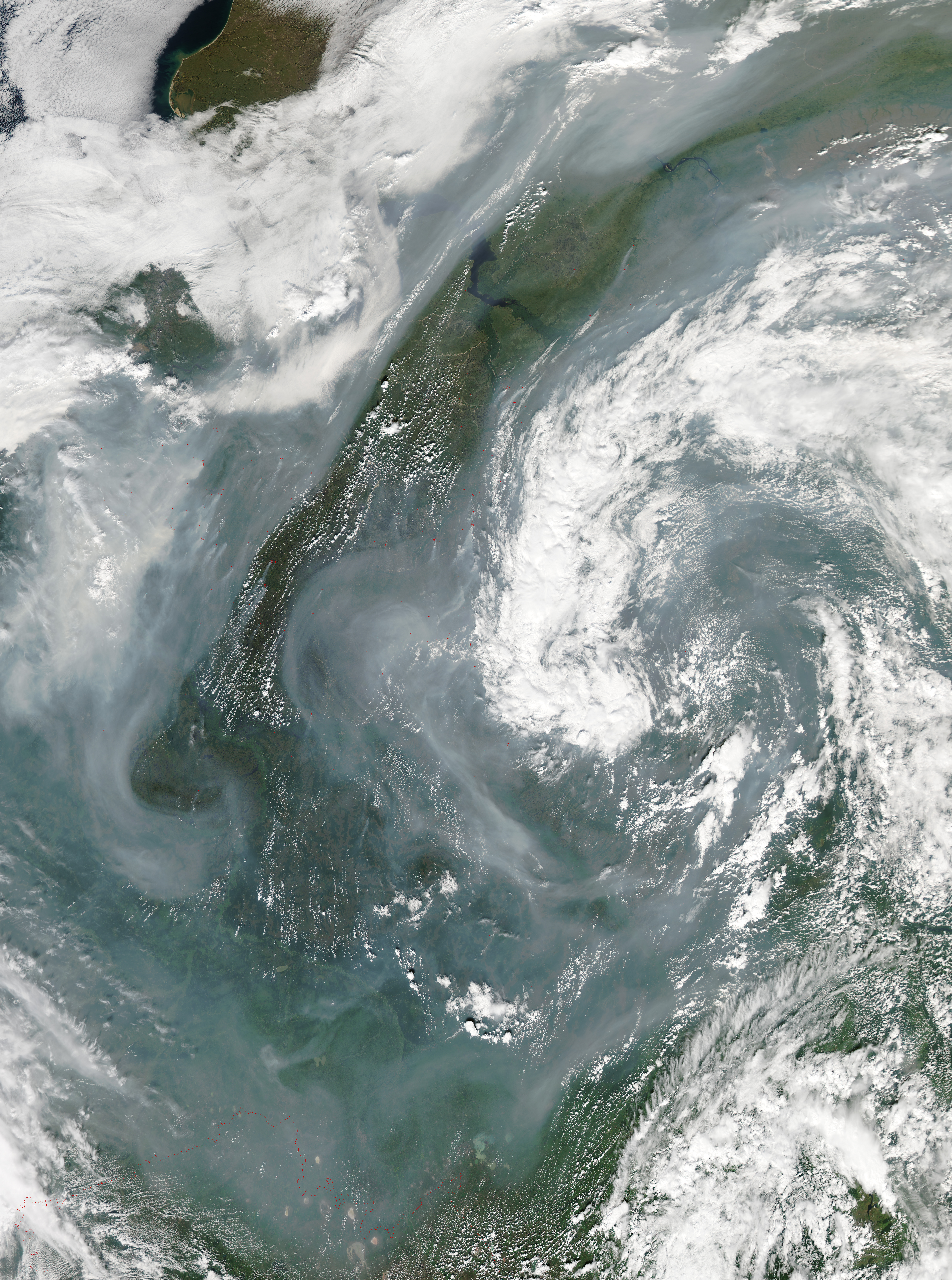 Smoke across central Russia - related image preview