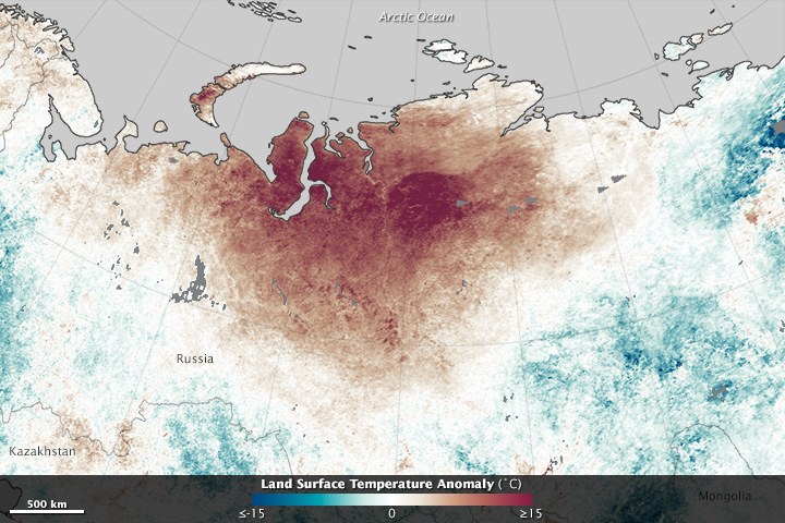 Heat Intensifies Siberian Wildfires - related image preview