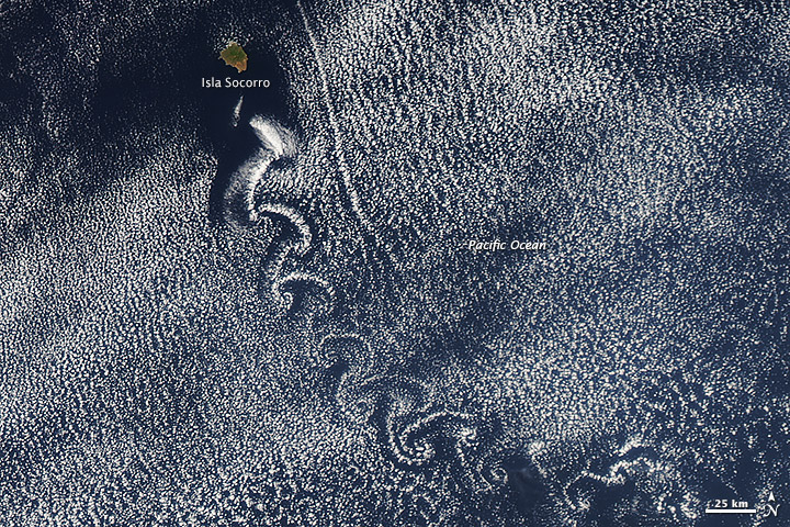 A Swirl of Clouds over the Pacific - related image preview