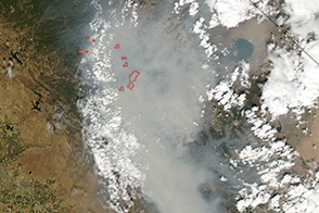Smoke from the Rim Fire