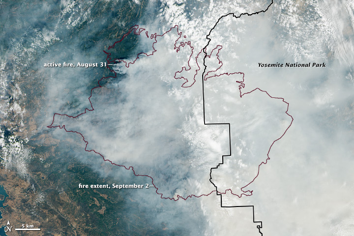 Progression of California’s  Rim Fire - related image preview