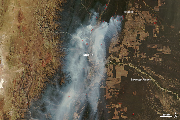 Fire, Dust Sweeps Across Northern Argentina - related image preview