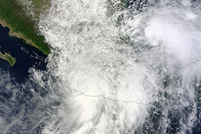 Two Storms Strike Mexico