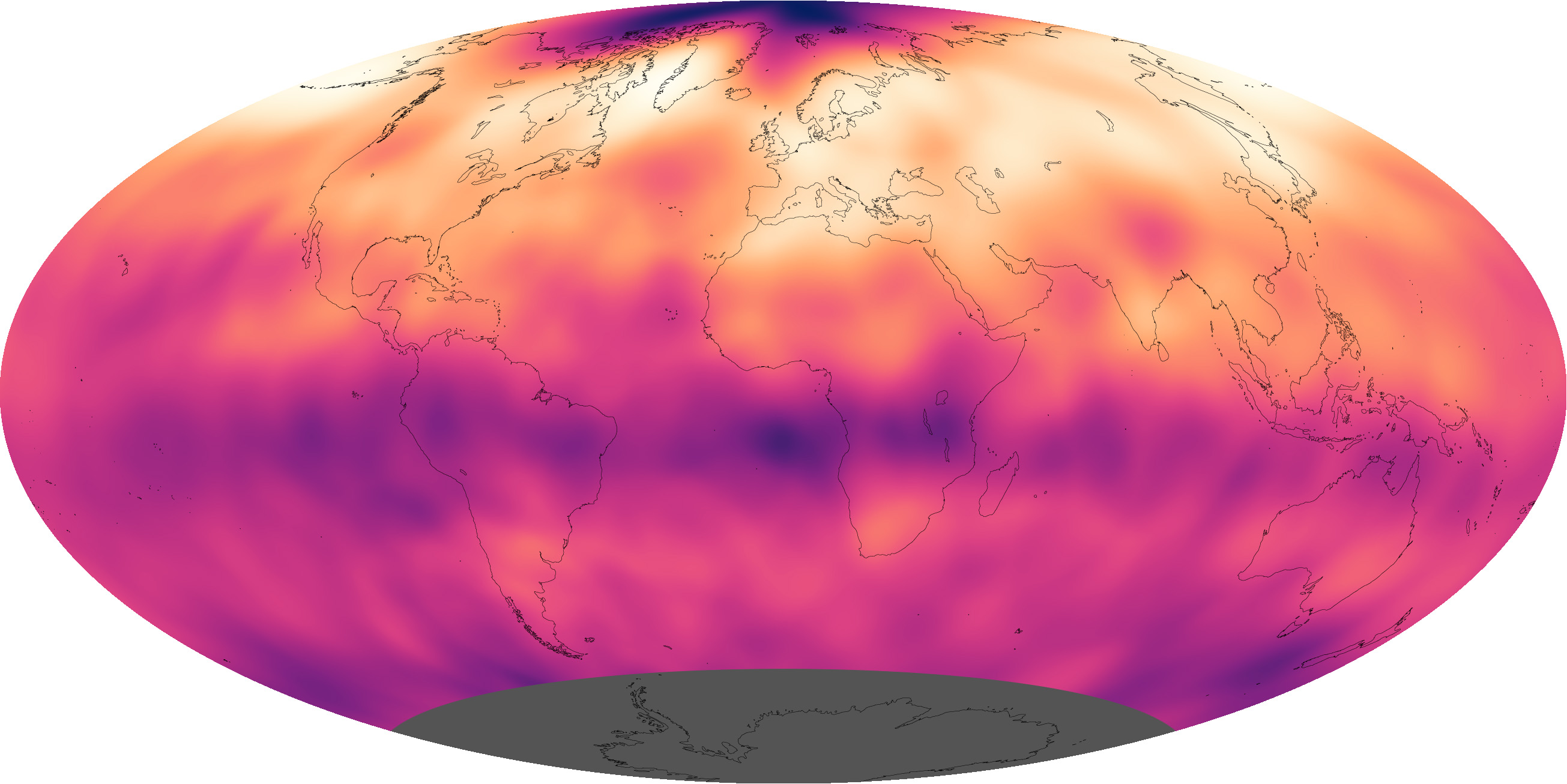 Global Patterns Of Carbon Dioxide Image Of The Day